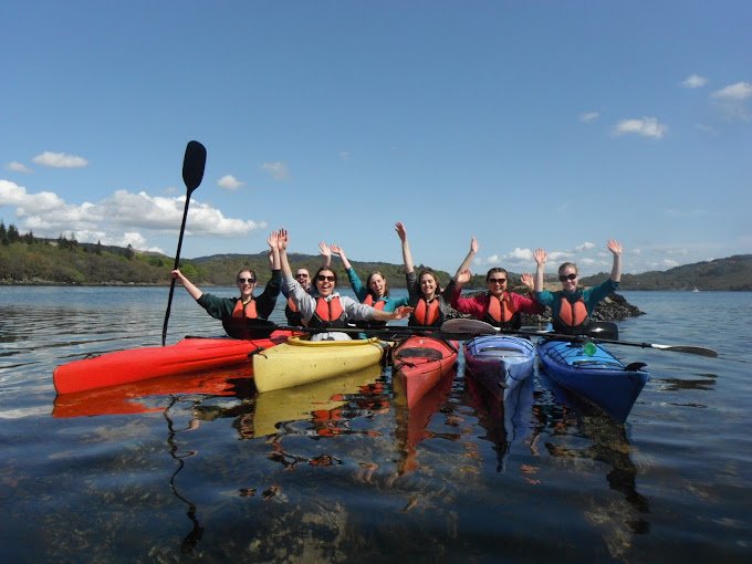 Water activities at Tarbert Holiday Park